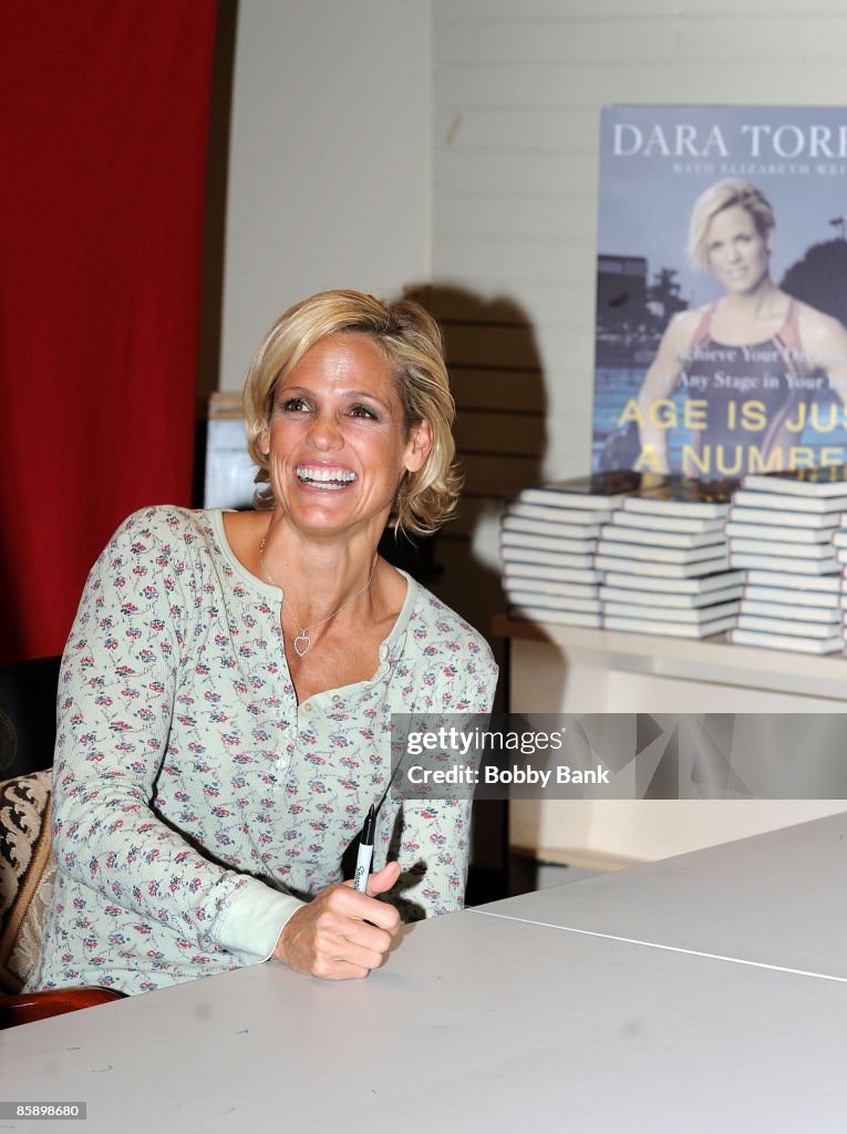 Dara Torres Signs Copies Of Her Book "Age Is Just A Number" - April 8, 2009