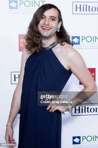 Jacob Tobia arrives for the Point Honors Los Angeles at The Beverly Hilton Hotel on October 7, 2017 in Beverly Hills, California.