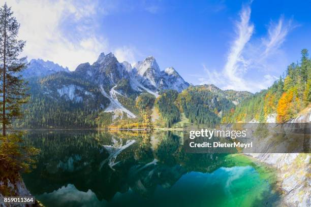 gosausee - riserva naturale austria - austria foto e immagini stock