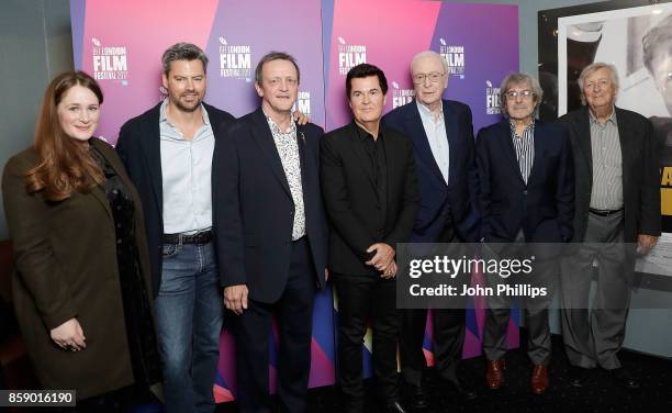 Fodhla Cronin O'Reilly, James Clayton, David Batty, Simon Fuller, Michael Caine, Dick Clement and Ian La Frenais attend a screening "My Generation"...