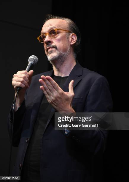 New York Film Festival Director Kent Jones introduces "Four Sisters: The Hippocratic Oath" during the 55th New York Film Festival at The Film Society...