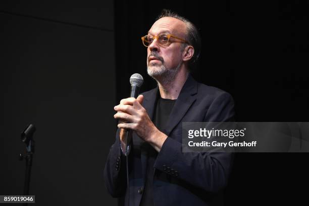 New York Film Festival Director Kent Jones introduces "Four Sisters: The Hippocratic Oath" during the 55th New York Film Festival at The Film Society...