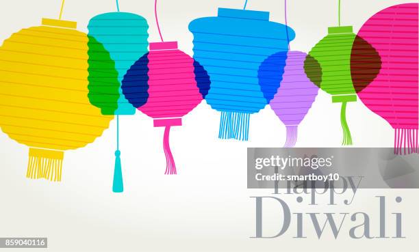 happy diwali - diwali vector stock illustrations