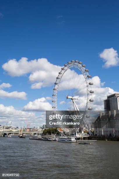 london eye - ferry wheel stock pictures, royalty-free photos & images