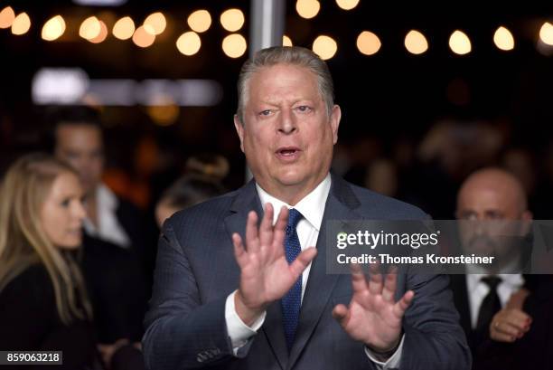 Al Gore attends the 'An Inconvenient Sequel' premiere at the 13th Zurich Film Festival on October 8, 2017 in Zurich, Switzerland. The Zurich Film...