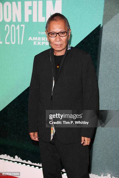 Takashi Miike attends the Thrill Gala & UK Premiere of "Blade Of The Immortal" during the 61st BFI London Film Festival on October 8, 2017 in London,...