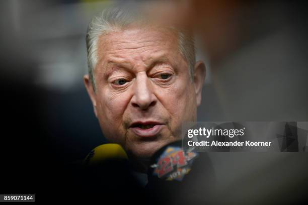 Al Gore attends the 'An Inconvenient Sequel' premiere at the 13th Zurich Film Festival on October 8, 2017 in Zurich, Switzerland. The Zurich Film...