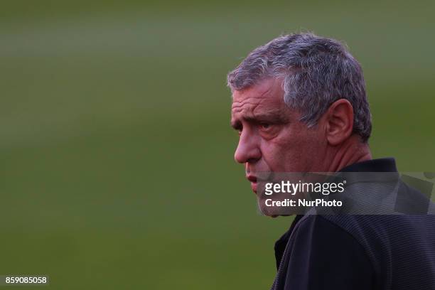 Portugals head coach Fernando Santos during National Team Training session before the match between Portugal and Switzerland at Luz Stadium in Lisbon...