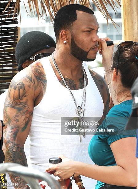 Flo Rida Young Flo Rida Video Shoot In Miami Beach Photos and Premium High Res ...