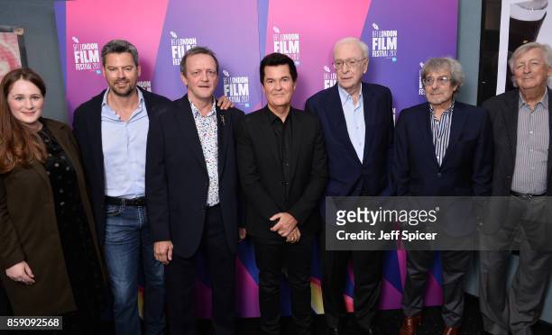 Fodhla Cronin O'Reilly, James Clayton, David Batty, Simon Fuller, Michael Caine, Dick Clement and Ian La Frenais attend a screening of "My...