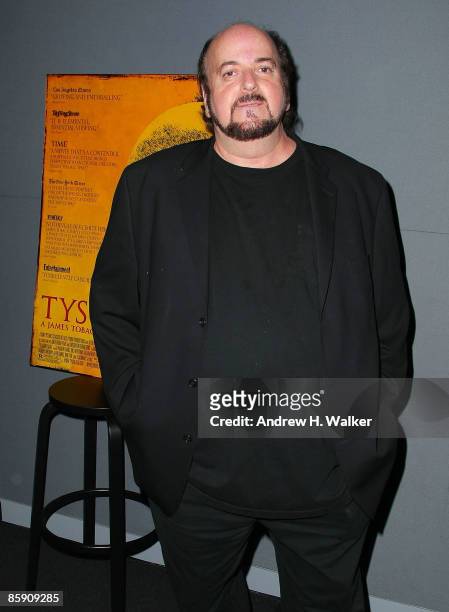 James Toback visits the Apple Store Soho on April 10, 2009 in New York City.