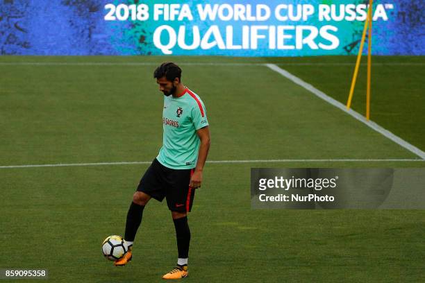 Portuguese midfielder Andre Gomes during National Team Training session before the match between Portugal and Switzerland at Luz Stadium in Lisbon on...