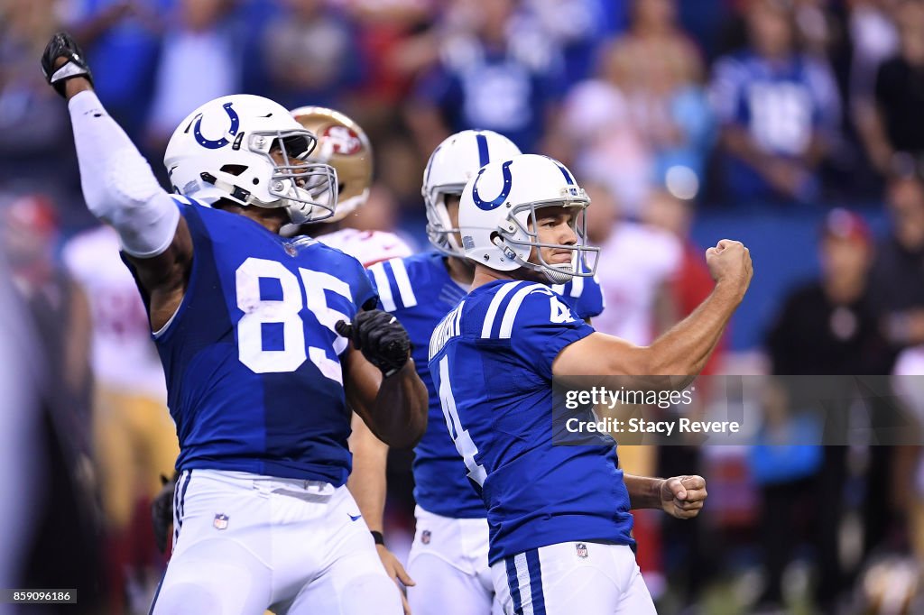 San Francisco 49ers v Indianapolis Colts