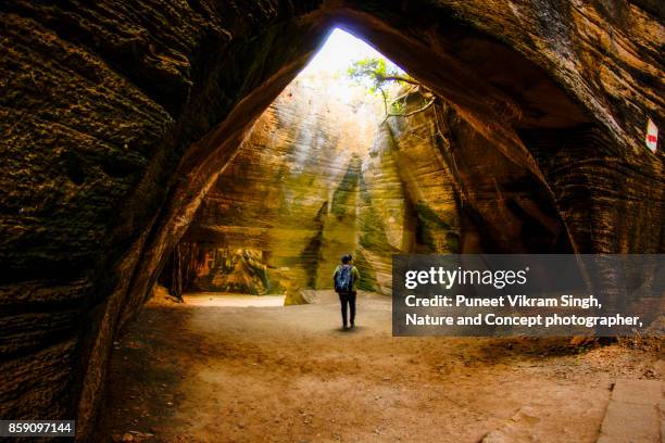 naida cave - speleology stock pictures, royalty-free photos & images