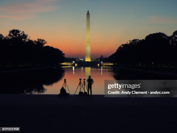 national mall sunrise - andy clement stock pictures, royalty-free photos & images