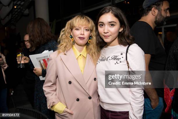 Actress Natasha Lyonne and actress Rowan Blanchard attend 'Women Under the Influence hosts a special screening of Natasha Lyonne's directorial debut...