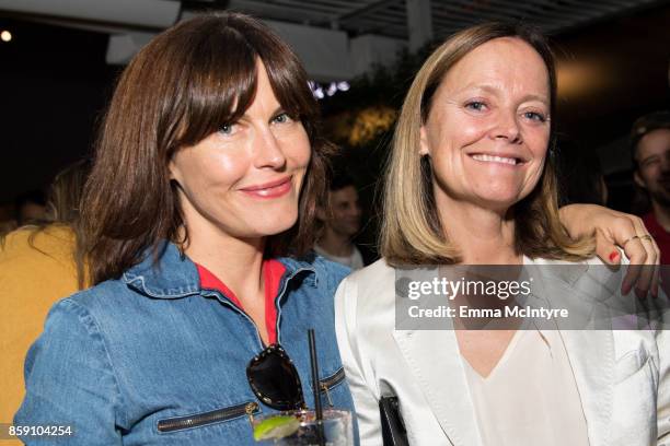 Tabitha Denholm and Emma Reeves attend 'Women Under the Influence hosts a special screening of Natasha Lyonne's directorial debut for Kenzo with...