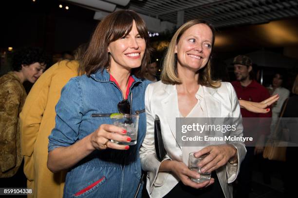 Tabitha Denholm and Emma Reeves attend 'Women Under the Influence hosts a special screening of Natasha Lyonne's directorial debut for Kenzo with...