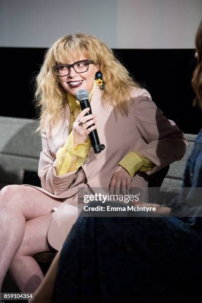 Actress Natasha Lyonne speaks onstage at 'Women Under the Influence hosts a special screening of Natasha Lyonne's directorial debut for Kenzo with...