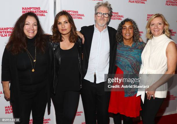 Director Trish Adlesic, Producer Mariska Hargitay, Director Jim McKay, Director Geeta Gandbhir and Executive Director at Hamptons International Film...