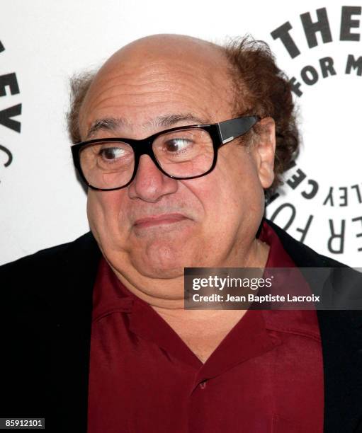 Actor Danny DeVito arrives at "It's Always Sunny In Philadelphia" presented by PaleyFest09 at the ArcLight Cinemas on April 10, 2009 in Hollywood,...