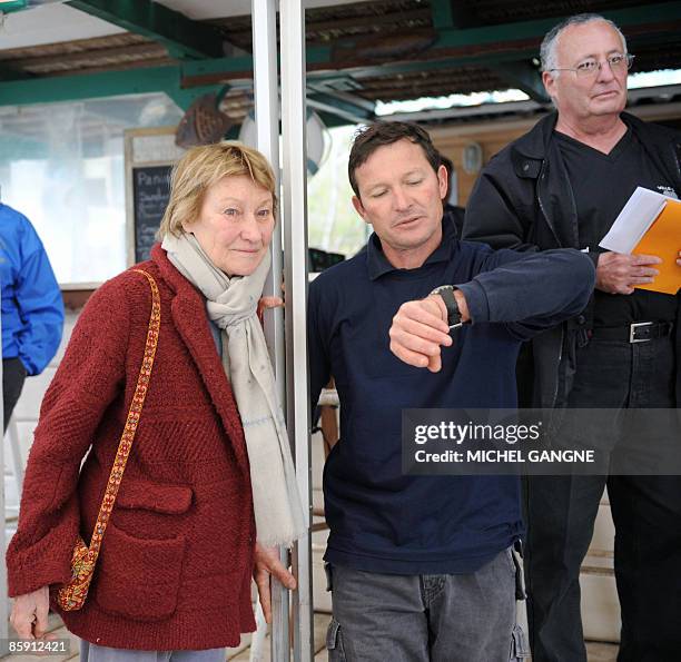 Mother of French first lady Carla Bruni-Sarkozy, Marisa Bruni-Tedeschi talks with people as she attends the first edition of the Virginio...