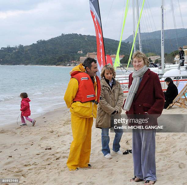 Mother of French first lady Carla Bruni-Sarkozy, Marisa Bruni-Tedeschi attends the first edition of the Virginio Bruni-Tedeschi sailing trophy, a...