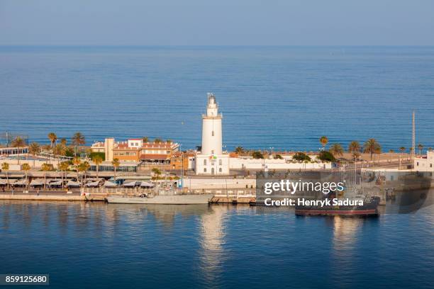 la farola de malaga - farola stock pictures, royalty-free photos & images