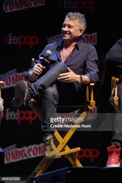 Sean Pertwee speaks onstage at the Gotham Panel during the 2017 New York Comic Con on October 8, 2017 in New York City.