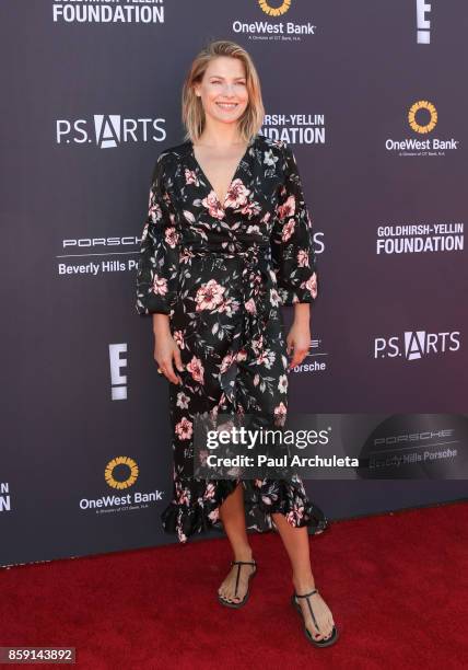 Actress Ali Larter attends P.S. ARTS' Express Yourself 2017 event at Barker Hangar on October 8, 2017 in Santa Monica, California.