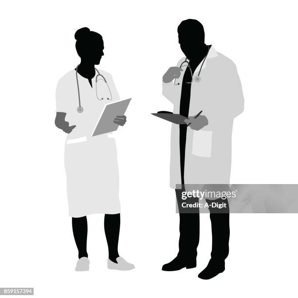 check with the doctor - medical prognosis stock illustrations