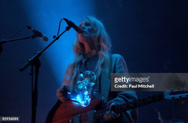 Karin Dreijer Andersson, also known as Fever Ray performs at Royal Festival Hall on April 11, 2009 in London, England.