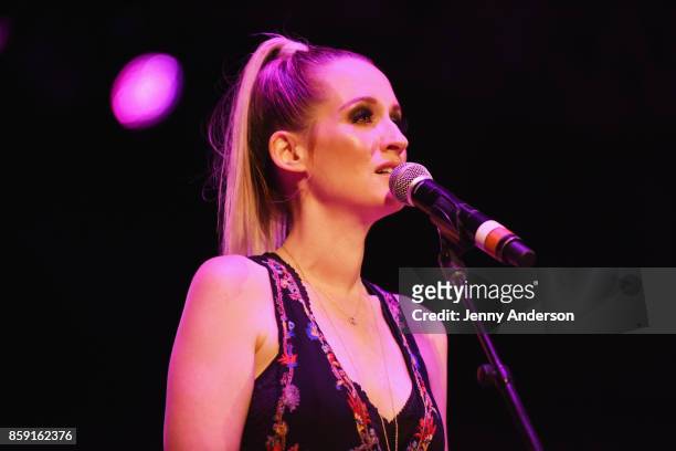 Ingrid Michaelson performs onstage during Elsie Fest at Central Park SummerStage on October 8, 2017 in New York City.