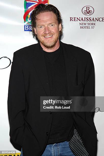 Donal Logue attends the Hollywood United Football Club's Setanta Cup exhibition game after party at Opia Lounge on April 11, 2009 in New York City.