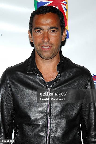 French international Youri Djorkaeff attends the Hollywood United Football Club's Setanta Cup exhibition game after party at Opia Lounge on April 11,...