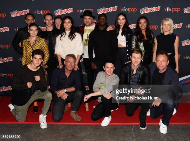 The Cast of the Gotham at the Gotham Panel during the New York Comic Con 2017 on October 8, 2017 in New York City.