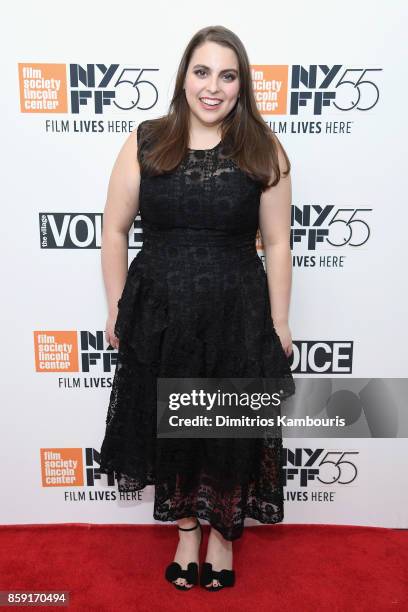 Actress Beanie Feldstein attends 55th New York Film Festival screening of "Lady Bird" at Alice Tully Hall on October 8, 2017 in New York City.