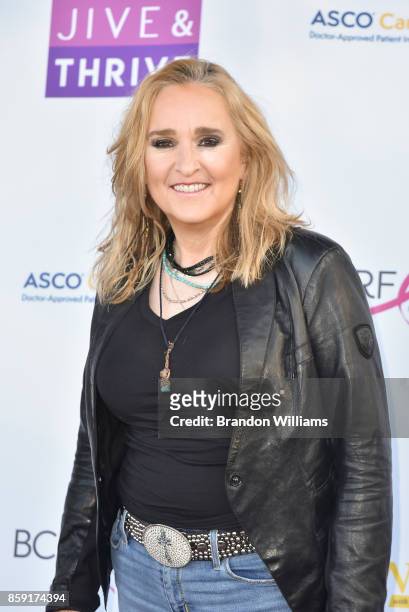 Singer / songwriter Melissa Ethridge attends Jump Jive and Thrive at Pauley Pavilion on October 8, 2017 in Los Angeles, California.