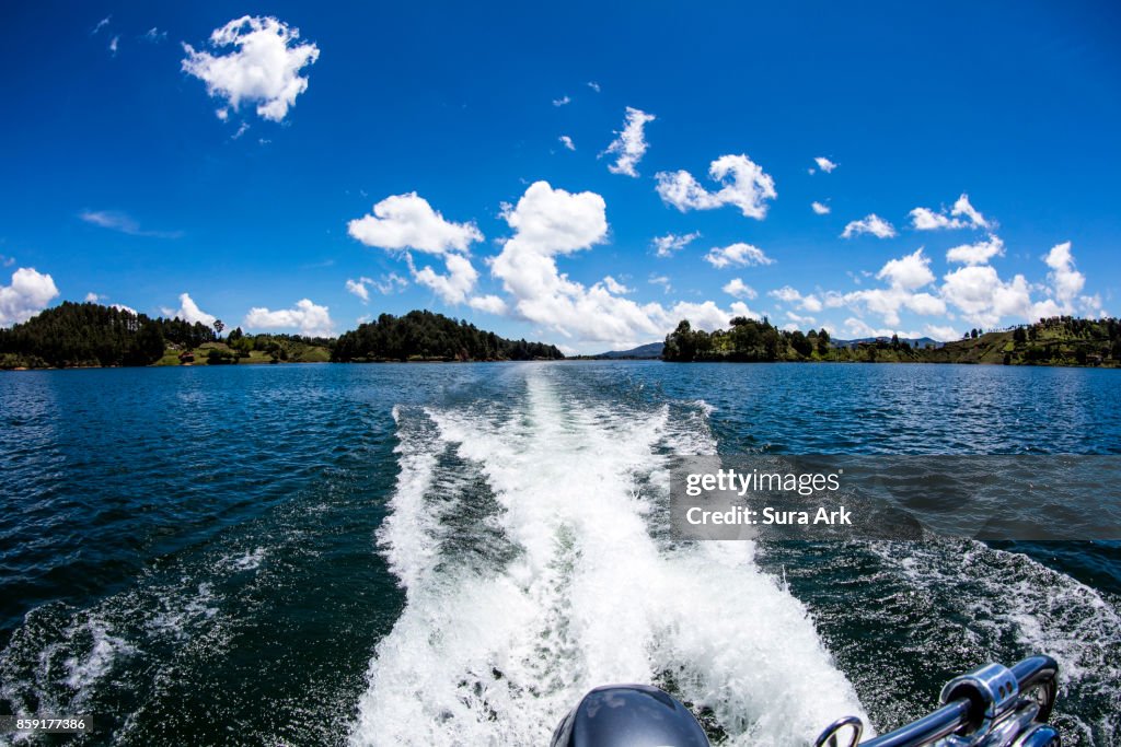 Guatape Reservoir, Guatape, Colombia.