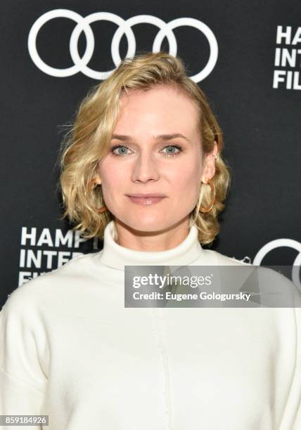 Diane Kruger attends the red carpet for "In the Fade" during Hamptons International Film Festival 2017 - Day Four on October 8, 2017 in East Hampton,...