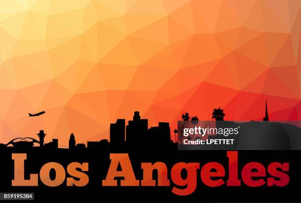 los angeles - city of los angeles stock illustrations