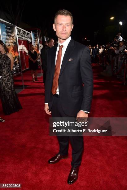 Actor James Badge Dale attends the premiere of Columbia Pictures' "Only The Brave" at the Regency Village Theatre on October 8, 2017 in Westwood,...
