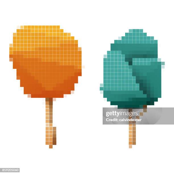 pixel art trees - game controller isolated stock illustrations