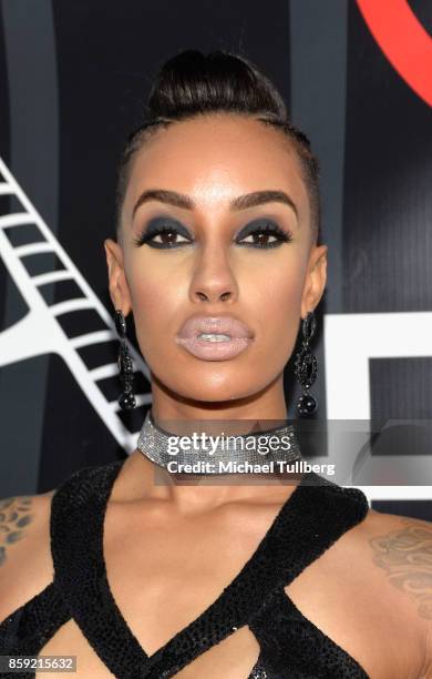 Actress AzMarie Livingston attends the 4th Annual CineFashion Film Awards at El Capitan Theatre on October 8, 2017 in Los Angeles, California.