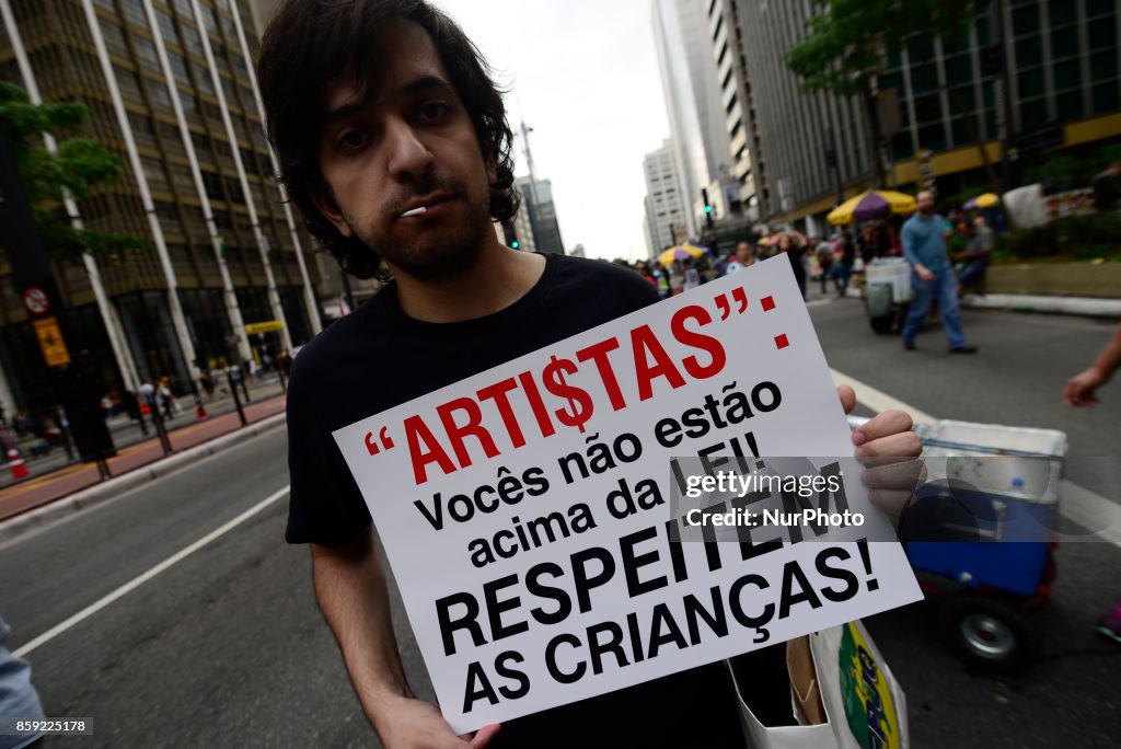 March for Family defence in Sao Paulo