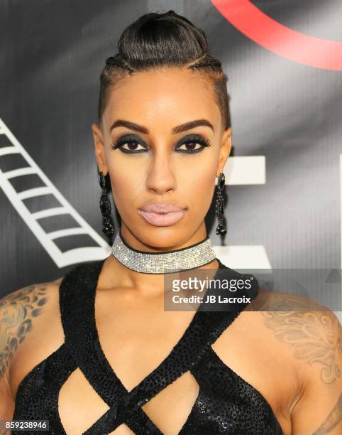 AzMarie Livingston attends the 4th Annual CineFashion Film Awards on October 08, 2017 in Los Angeles, California.