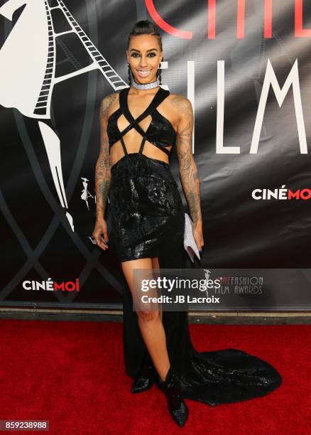 AzMarie Livingston attends the 4th Annual CineFashion Film Awards on October 08, 2017 in Los Angeles, California.