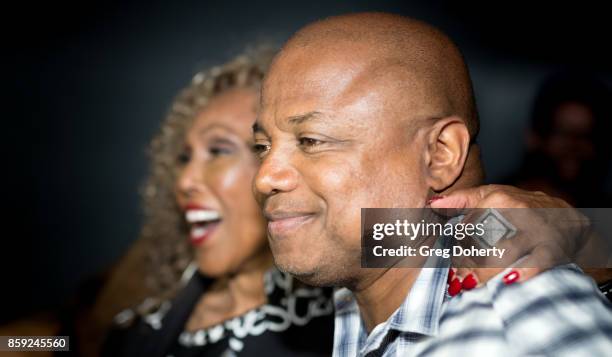 Singer-songwriter Ja'net Dubois and Randy Jackson attend the Janet Jackson's State Of The World Tour After Party at Lure on October 8, 2017 in Los...