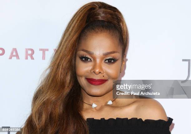Recording Artist Janet Jackson attends her State Of The World Tour after party at Lure Nightclub on October 8, 2017 in Los Angeles, California.
