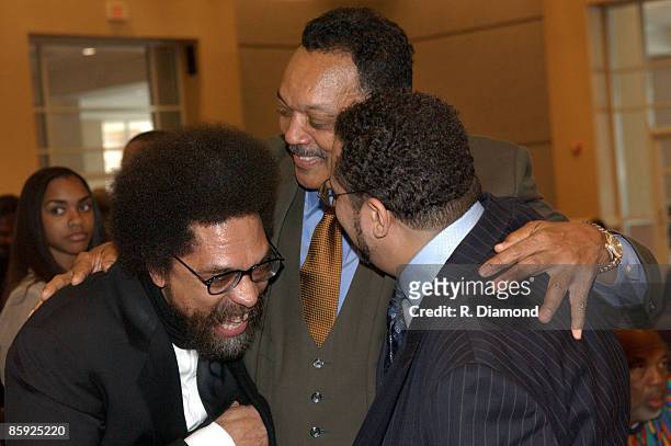 Dr. Cornel West, Rev. Jesse L. Jackson and Michael Eric Dyson,PH.D.